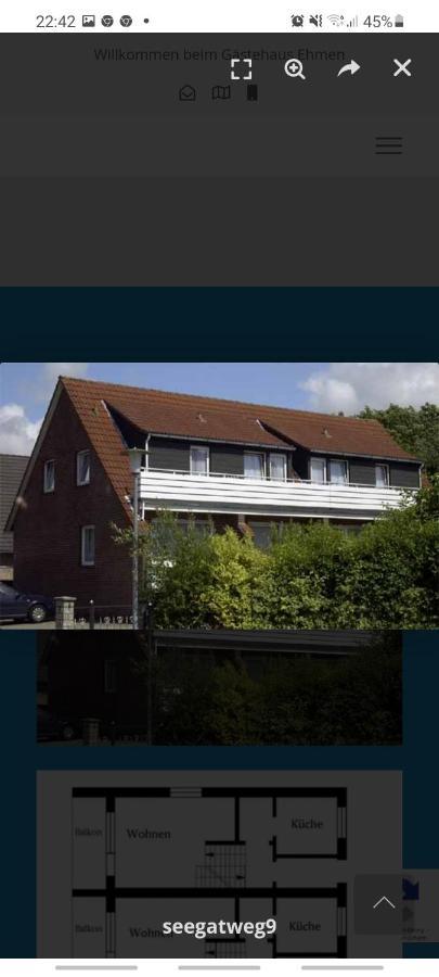 Ferienwohnungen Mond&Wasser Whg 4 Norden Exterior foto